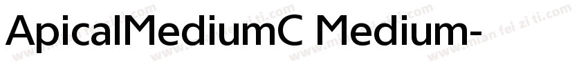 ApicalMediumC Medium字体转换